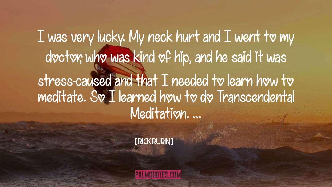 How To Meditate quotes by Rick Rubin