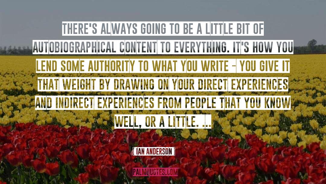 How To Write A Novel quotes by Ian Anderson