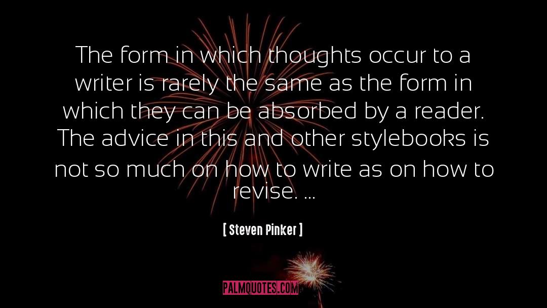 How To Write quotes by Steven Pinker