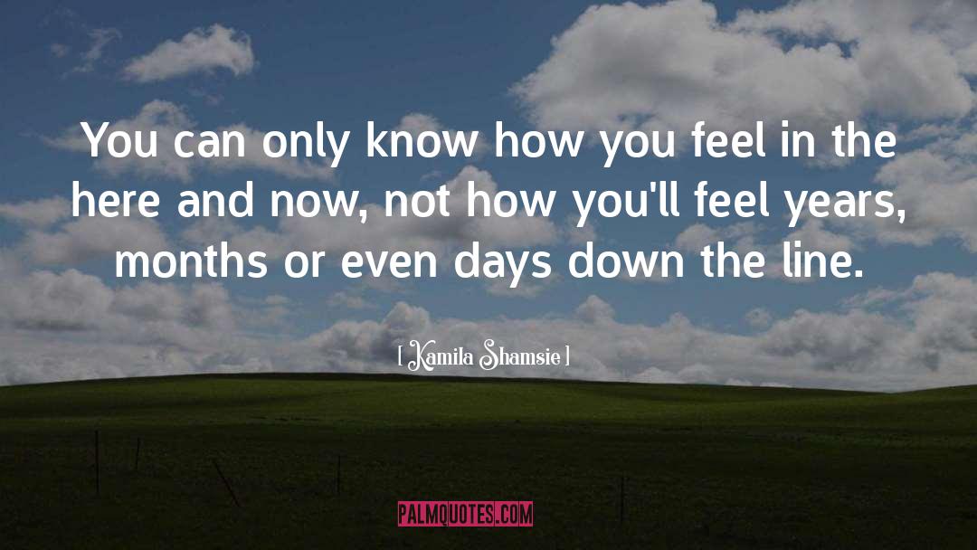 How You Feel quotes by Kamila Shamsie