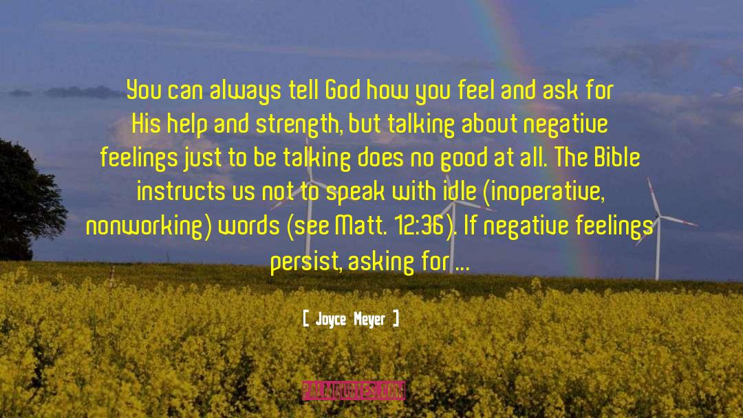 How You Feel quotes by Joyce Meyer