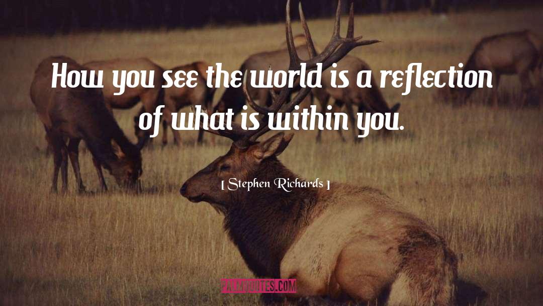 How You See The World quotes by Stephen Richards