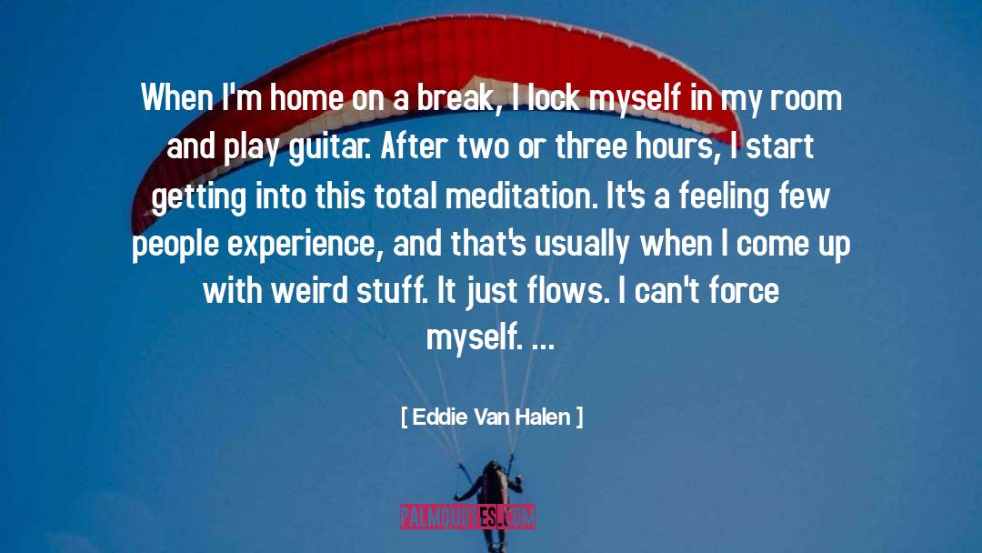 Hsocial Experience quotes by Eddie Van Halen