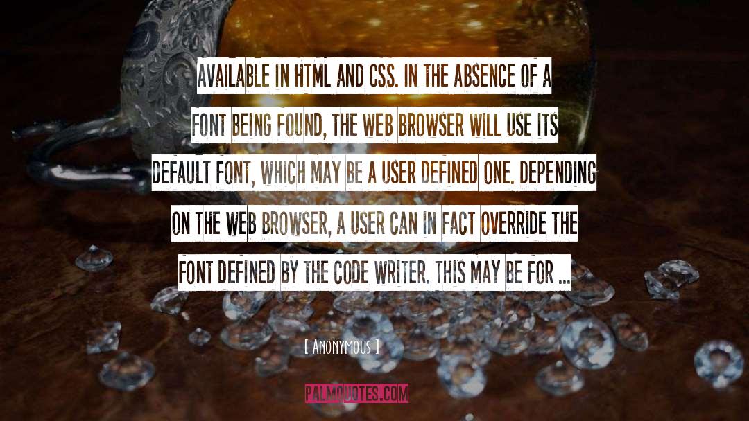 Html And Css quotes by Anonymous