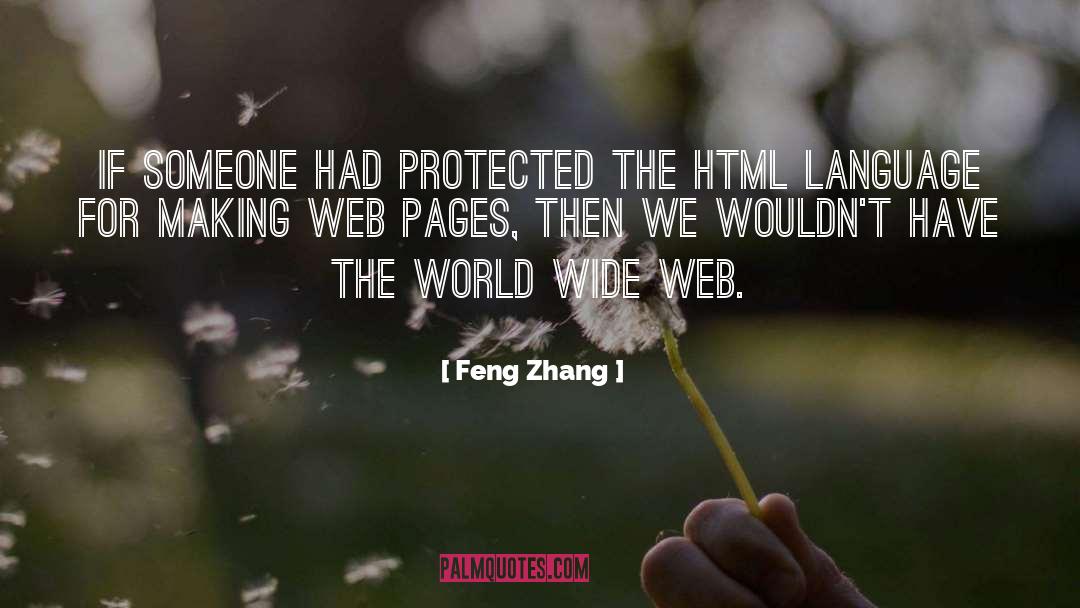 Html quotes by Feng Zhang