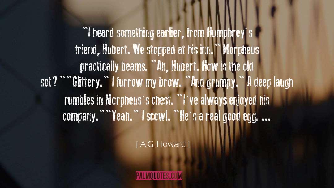 Hubert quotes by A.G. Howard