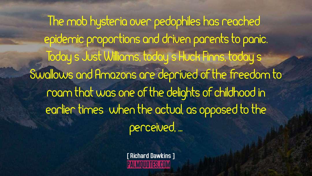 Huck quotes by Richard Dawkins