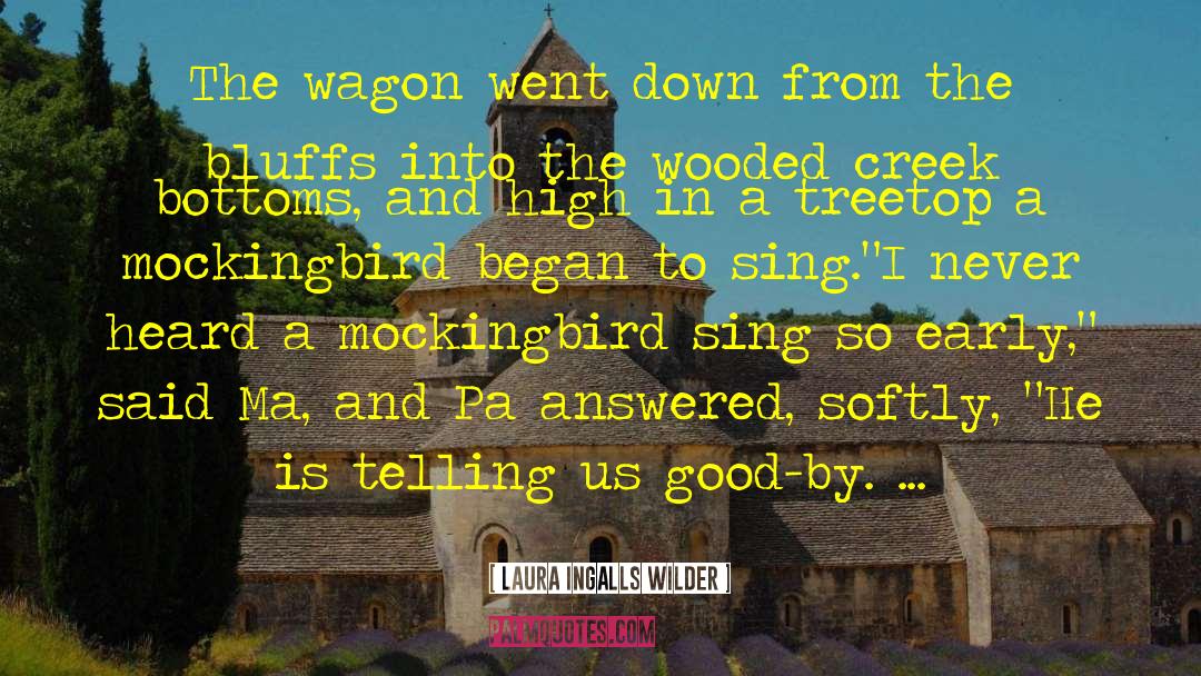 Huckster Wagon quotes by Laura Ingalls Wilder