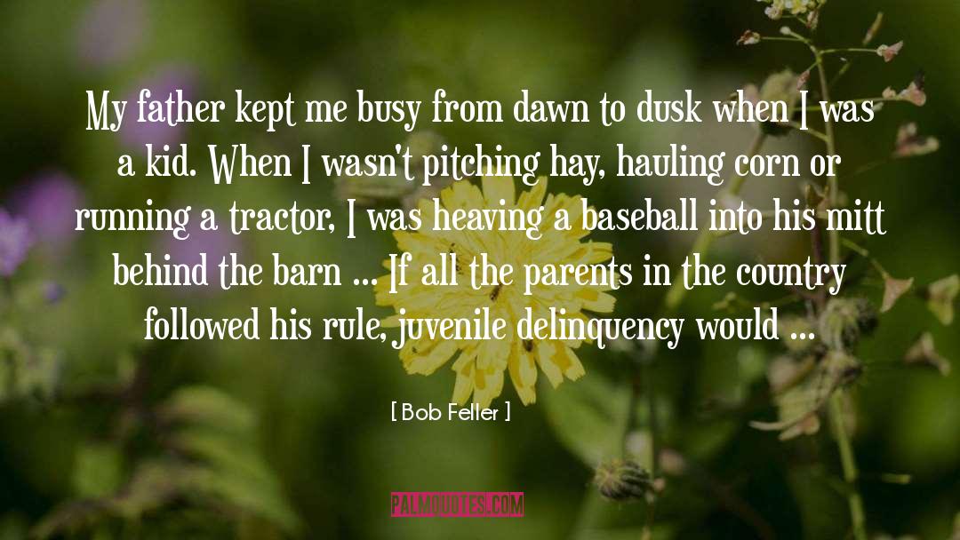 Hueffmeier Hauling quotes by Bob Feller