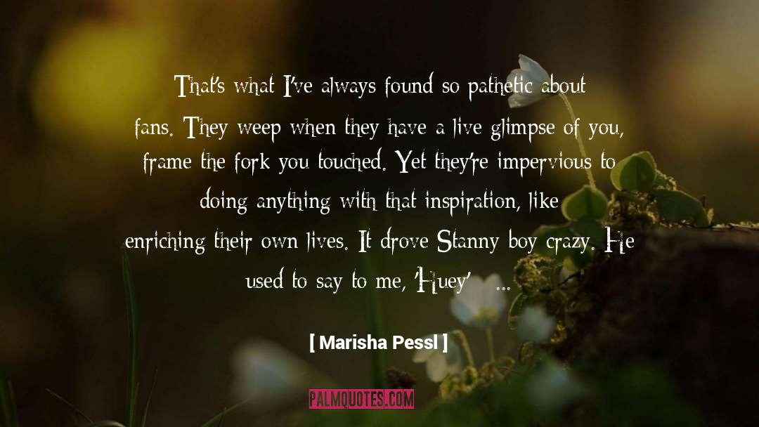 Huey Laforet quotes by Marisha Pessl