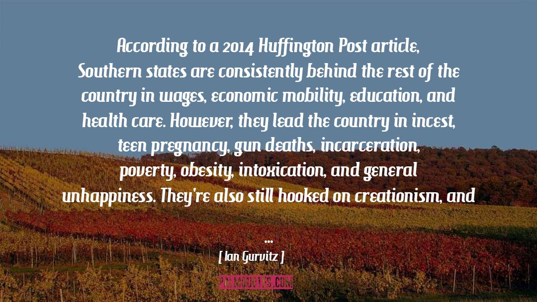 Huffington Post quotes by Ian Gurvitz