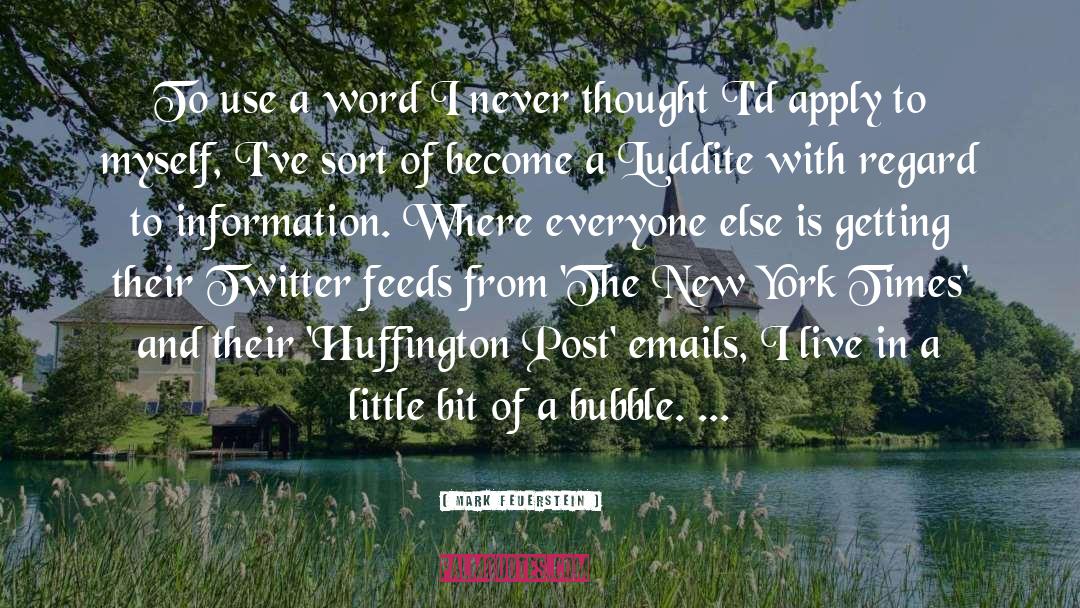 Huffington Post quotes by Mark Feuerstein