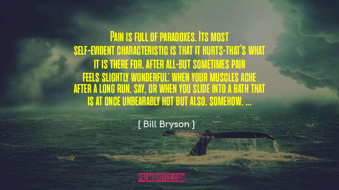Hug Ache quotes by Bill Bryson