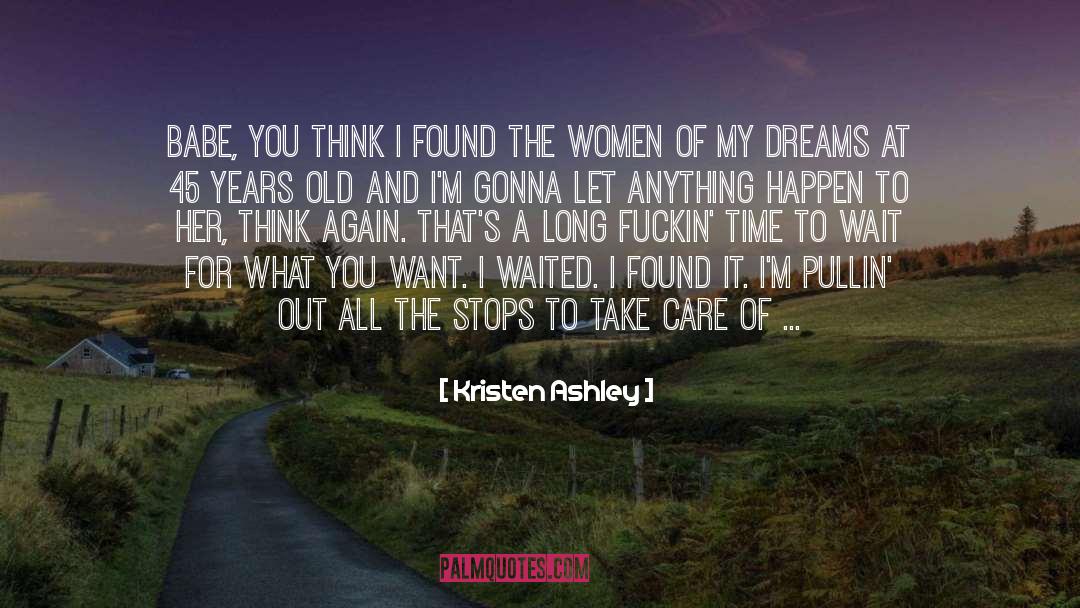 Hug Dreams quotes by Kristen Ashley