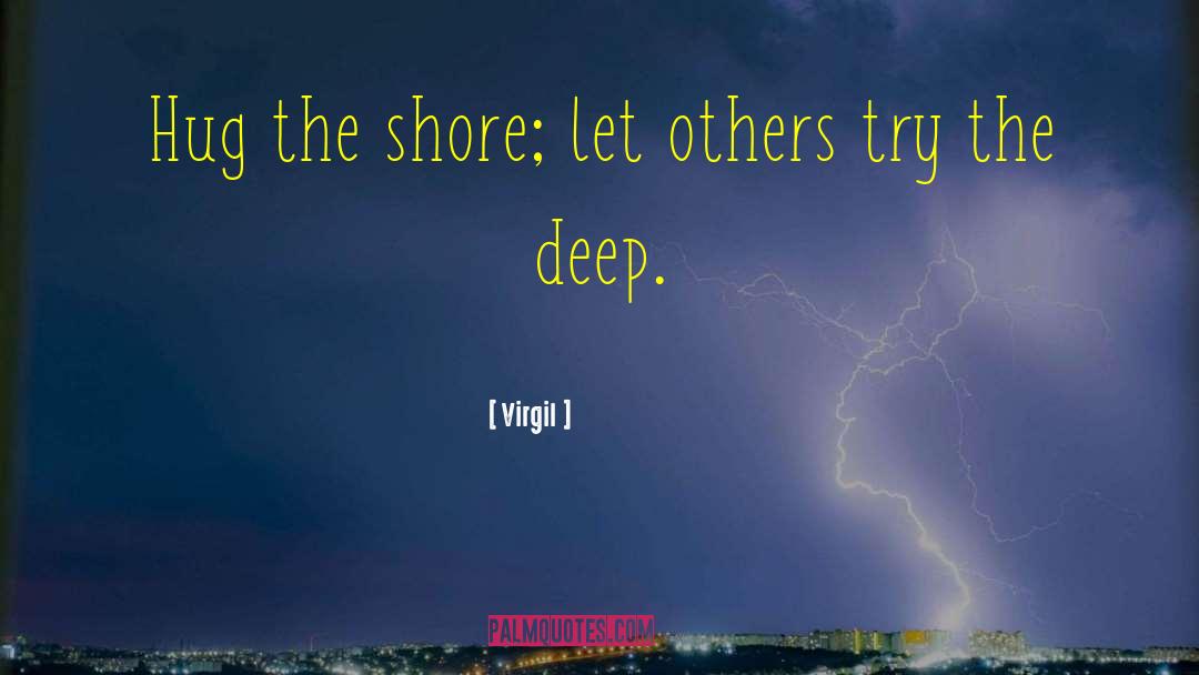 Hug The Shore quotes by Virgil