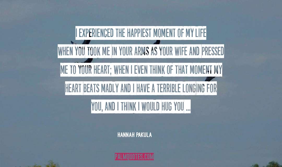 Hug You quotes by Hannah Pakula
