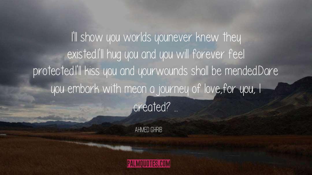 Hug You quotes by Ahmed Ghrib