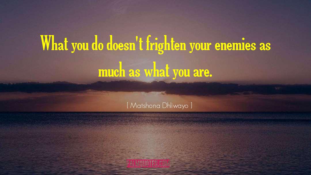 Hug Your Haters quotes by Matshona Dhliwayo