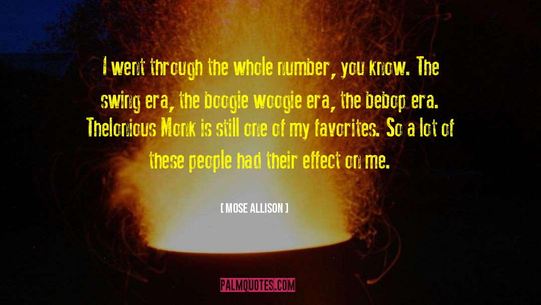 Huge Numbers quotes by Mose Allison