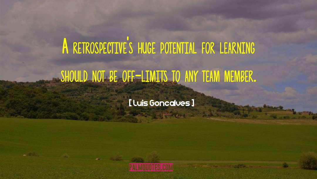 Huge Potential quotes by Luis Goncalves