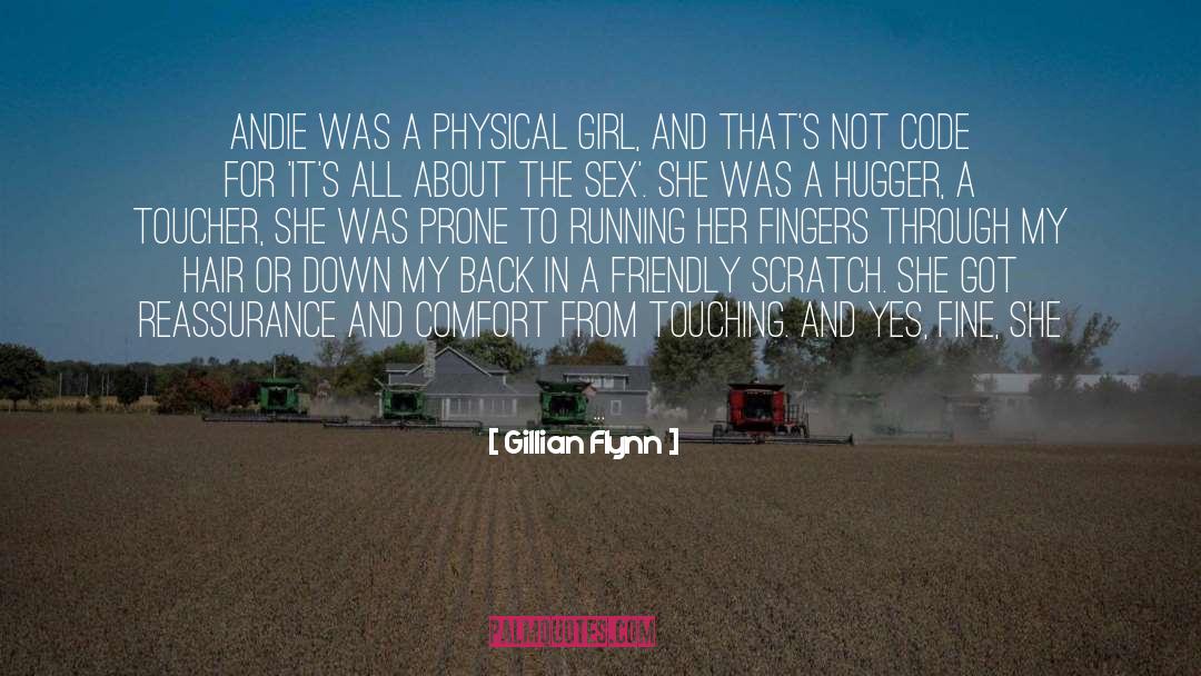 Hugger quotes by Gillian Flynn