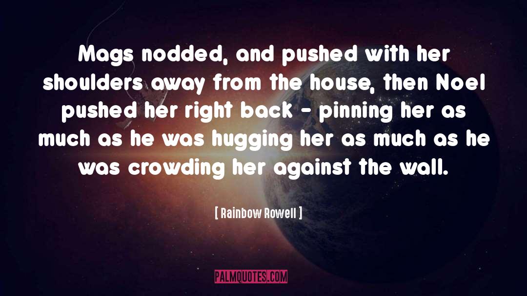 Hugging quotes by Rainbow Rowell