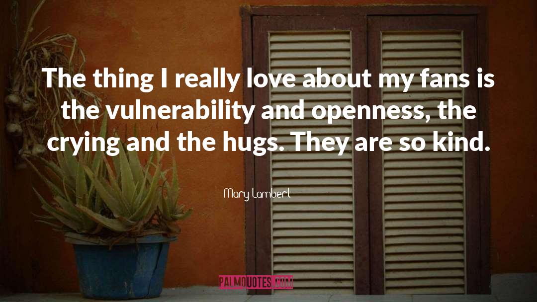 Hugs quotes by Mary Lambert