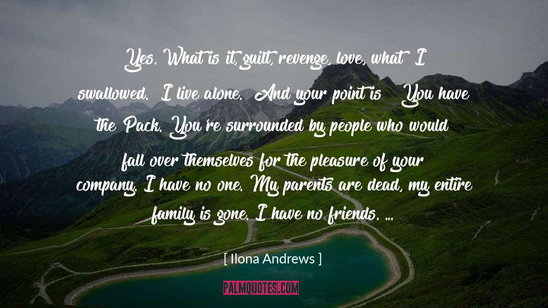 Hugs quotes by Ilona Andrews