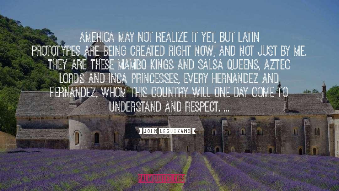 Huiracocha Inca quotes by John Leguizamo
