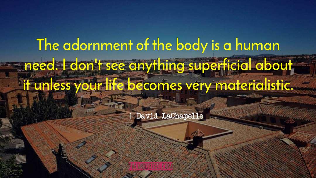 Human Accessory quotes by David LaChapelle