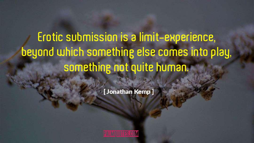 Human Actions quotes by Jonathan Kemp