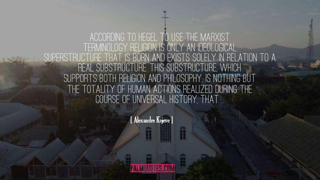 Human Actions quotes by Alexandre Kojeve