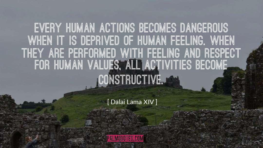 Human Actions quotes by Dalai Lama XIV