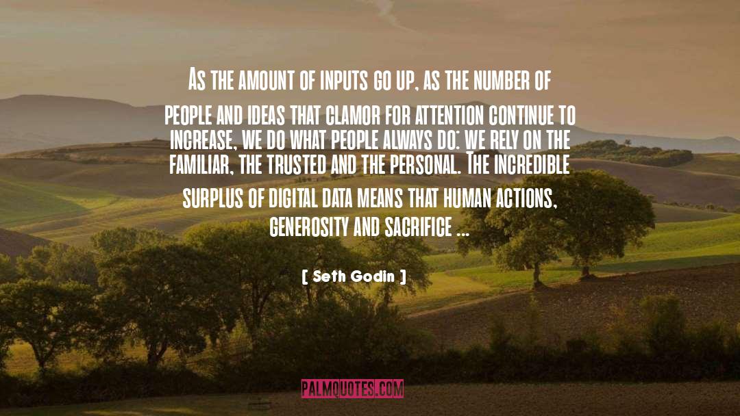 Human Actions quotes by Seth Godin