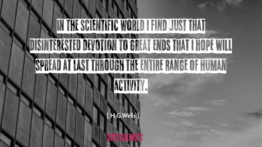 Human Activity quotes by H.G.Wells