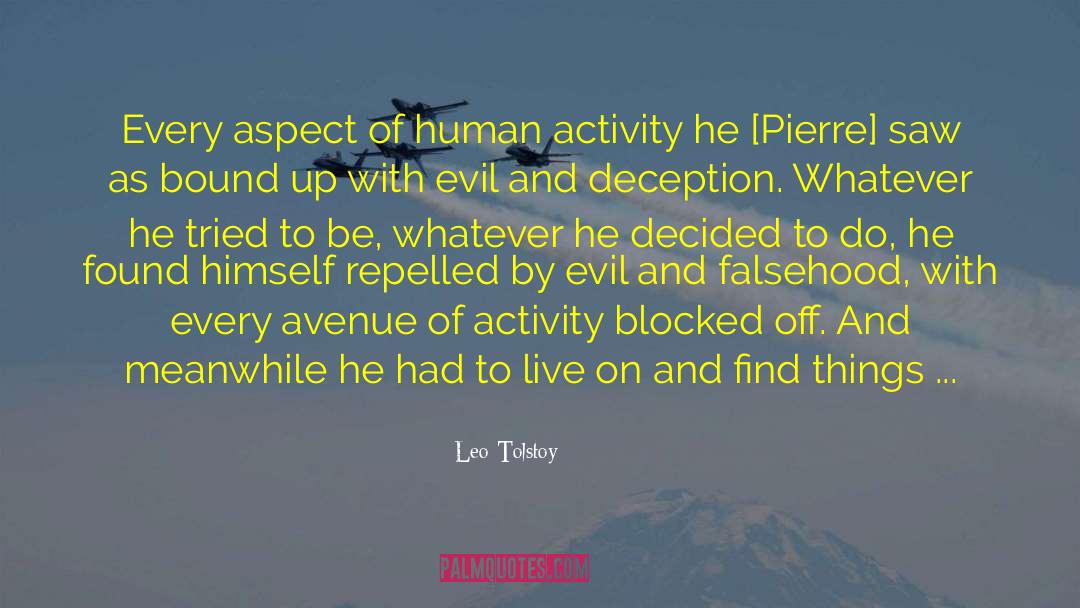 Human Activity quotes by Leo Tolstoy