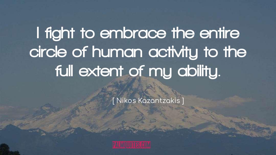 Human Activity quotes by Nikos Kazantzakis