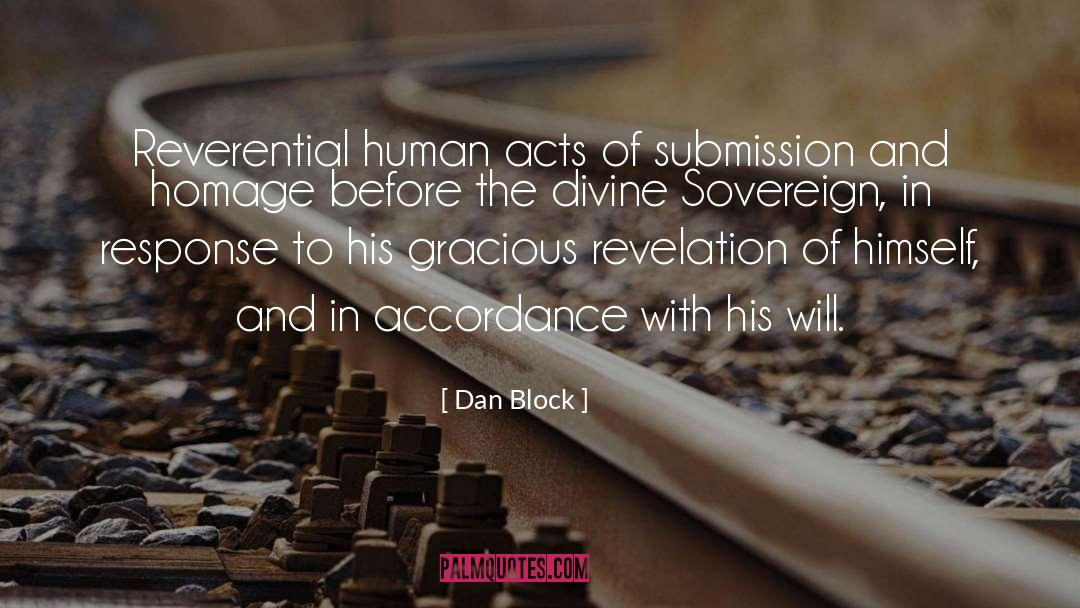 Human Acts quotes by Dan Block