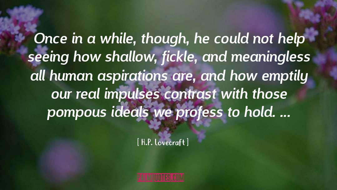 Human Affair quotes by H.P. Lovecraft