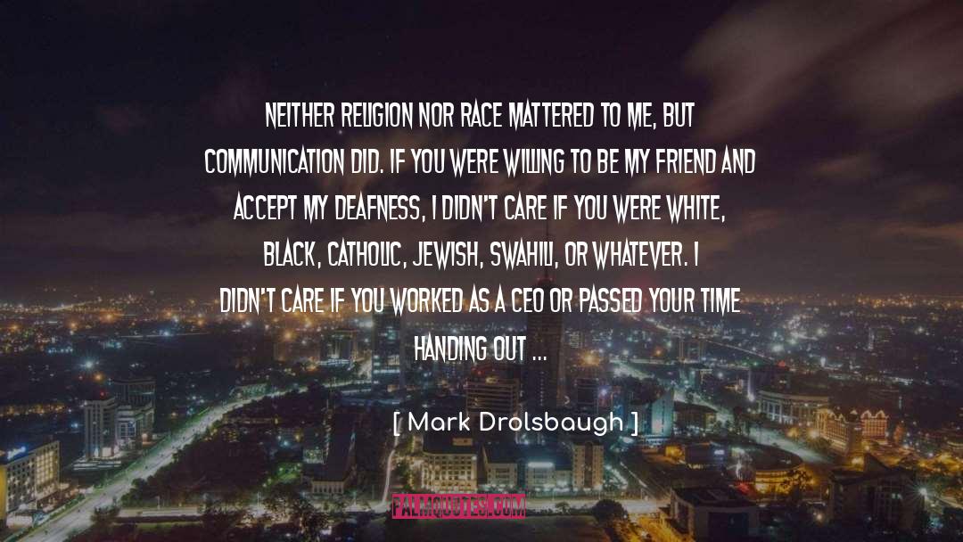 Human And Society quotes by Mark Drolsbaugh