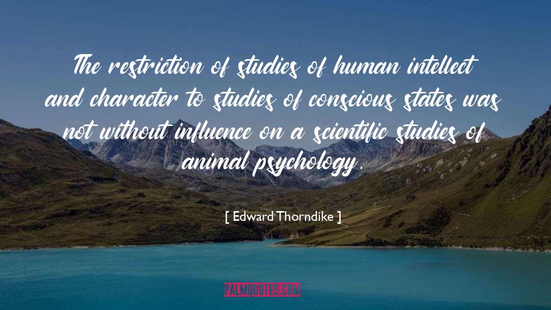 Human Animal Relationships quotes by Edward Thorndike