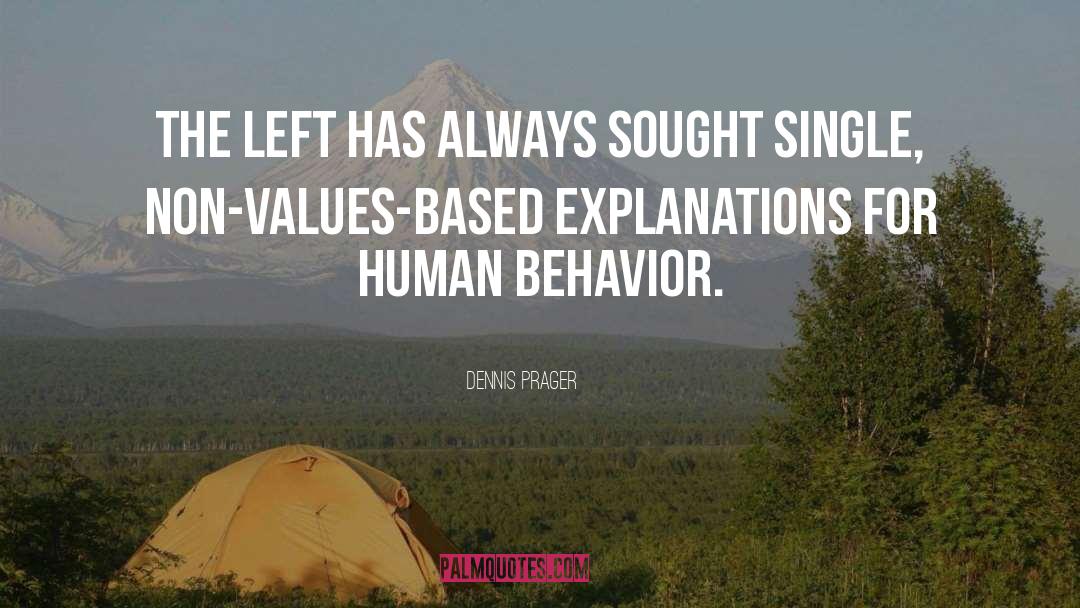 Human Behavior quotes by Dennis Prager