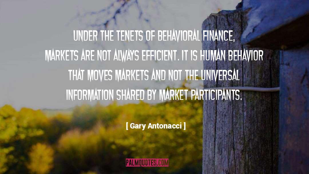 Human Behavior quotes by Gary Antonacci