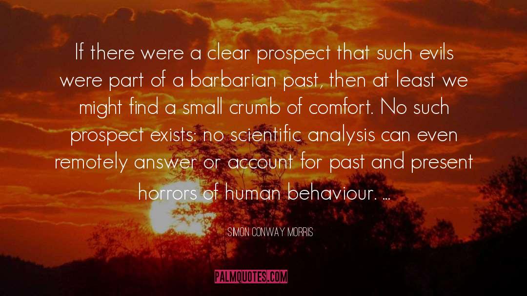 Human Behaviour quotes by Simon Conway Morris