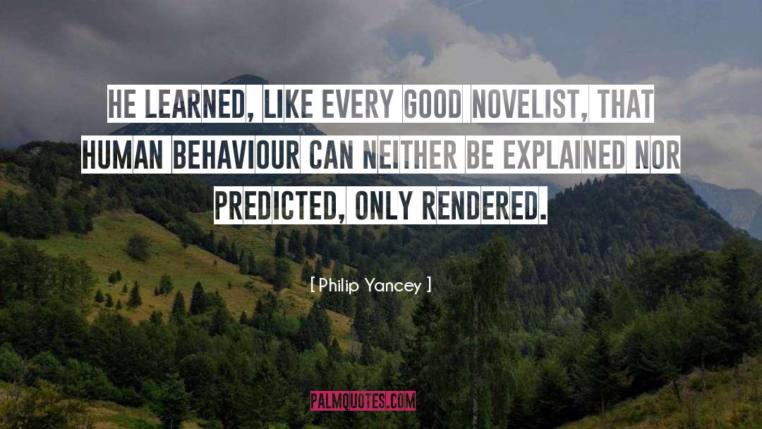 Human Behaviour quotes by Philip Yancey