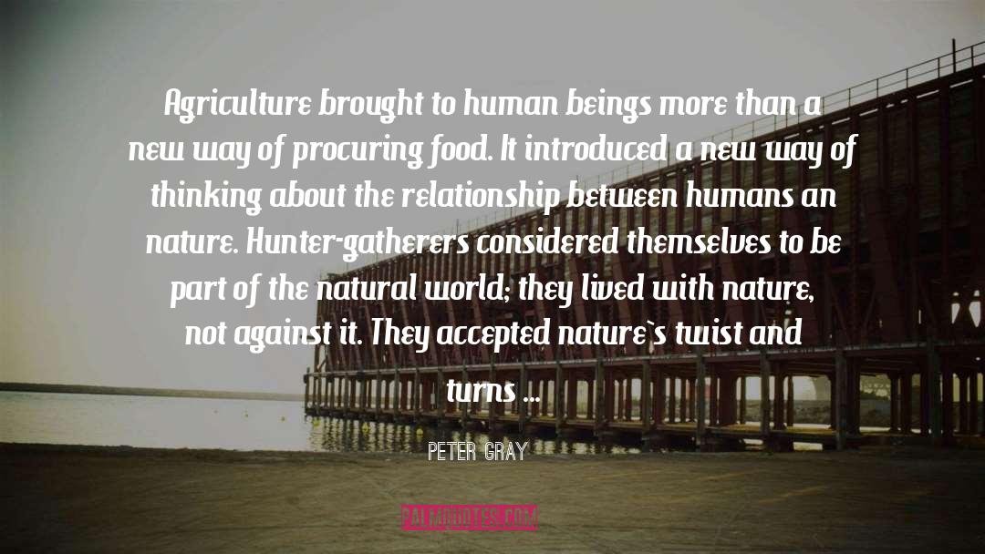 Human Beings quotes by Peter Gray