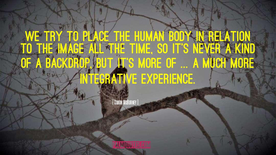 Human Body quotes by Simon McBurney