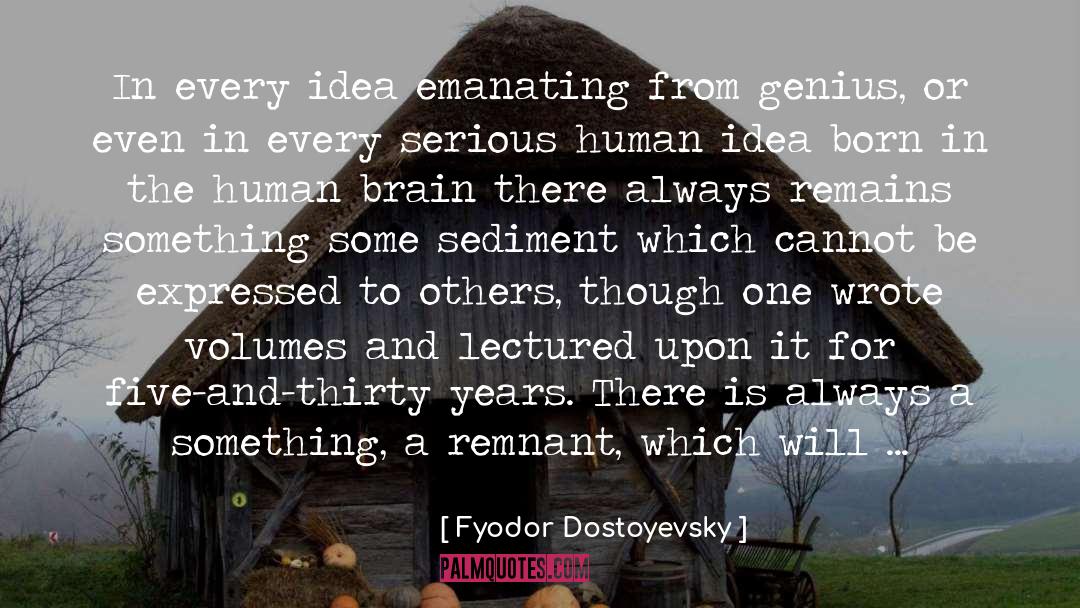 Human Brain quotes by Fyodor Dostoyevsky