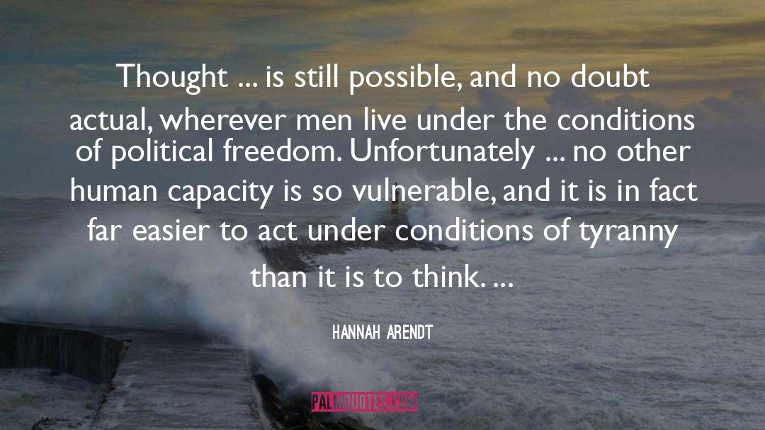 Human Capacity quotes by Hannah Arendt