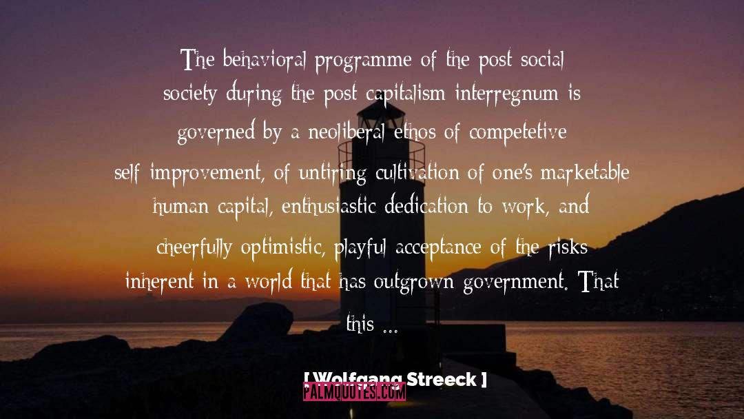 Human Capital Development quotes by Wolfgang Streeck